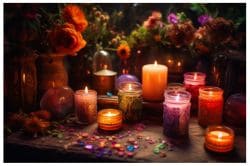 bougies pour rituel d'envoutement